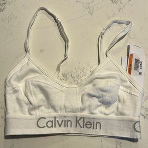 Calvin Klein white bra